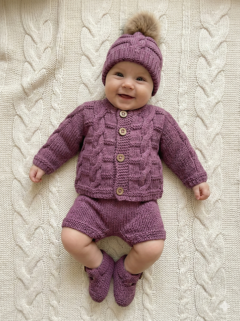 "Poppy" Cardigan set