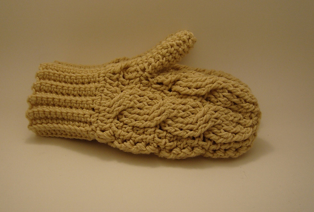 Cozy Cabled Mittens