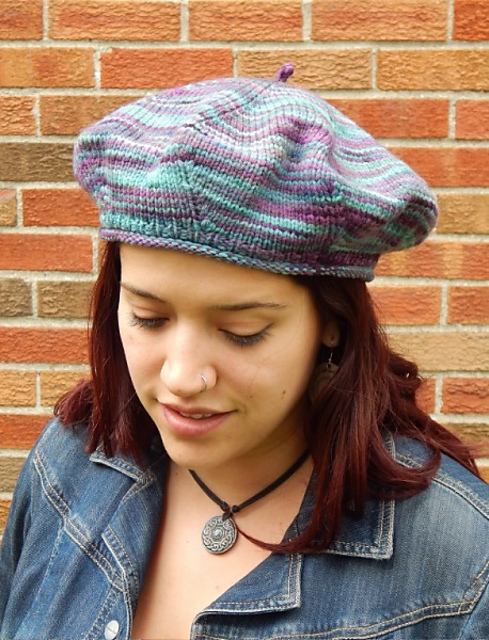 Swirly Curly Beret