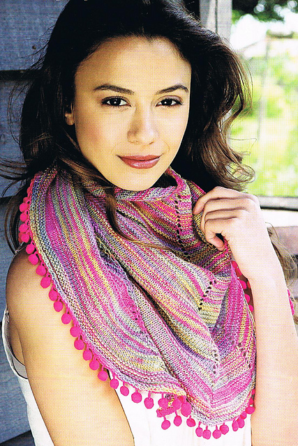 Pompom Shawl
