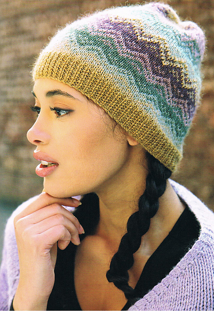 Gradient Beaded Mini-Skein Hat