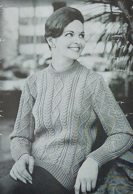 'Sarah' The Aran Style is Striking