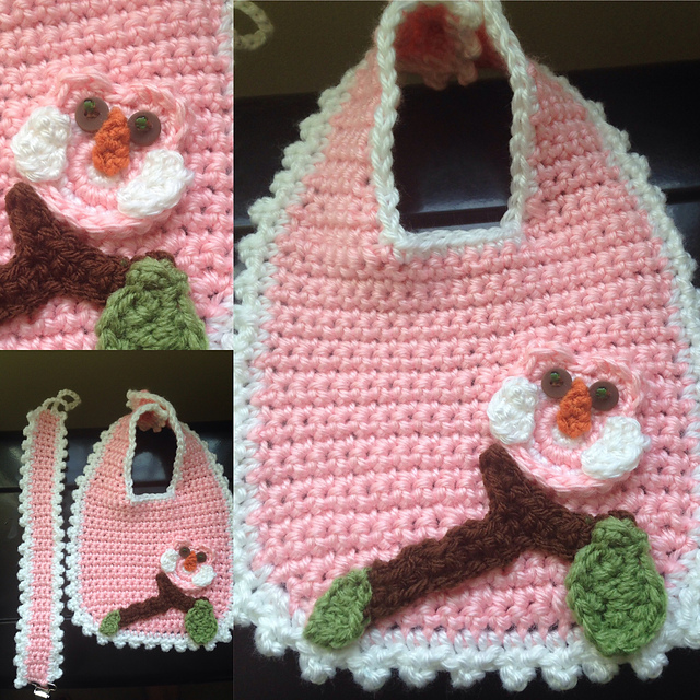 Paisley Bib & Pacifier Clip