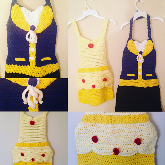 Belle & Beast Aprons/Costumes