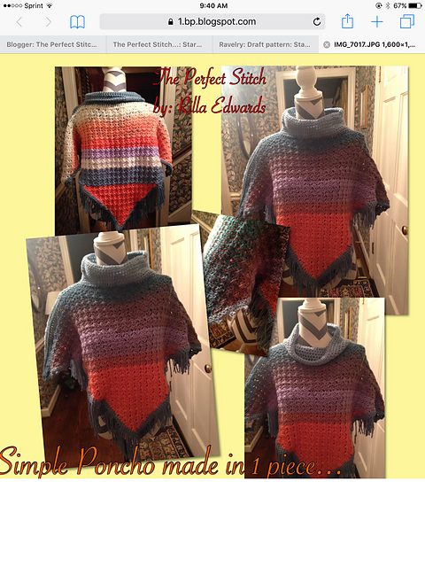 Starburst Poncho