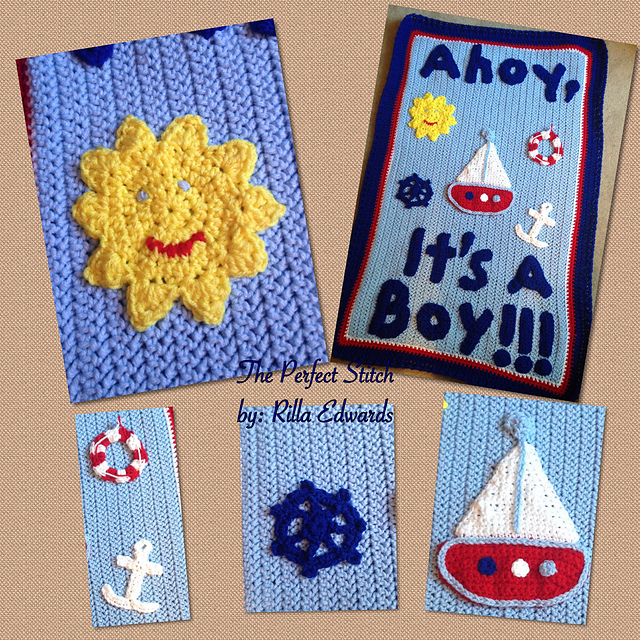 Nautical Baby Blanket