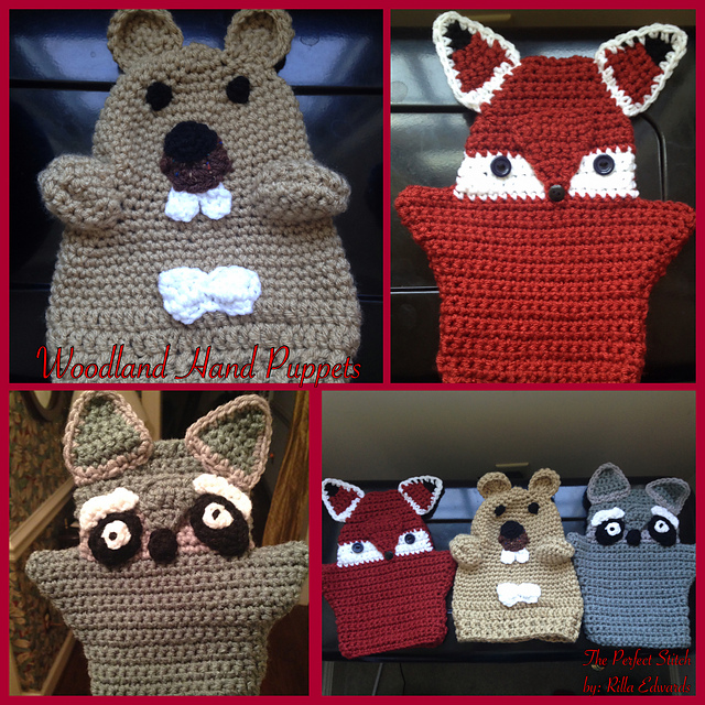 Woodland Animals - Hand Puppets