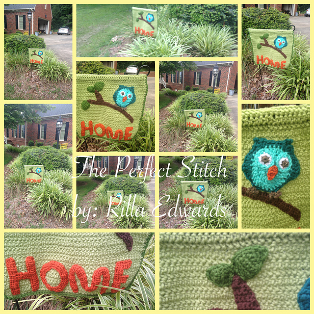 Owl Garden Flag