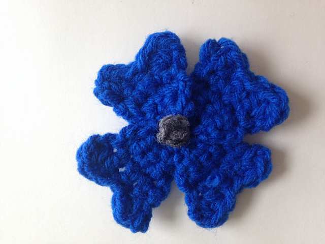 Blue Hearts Flower