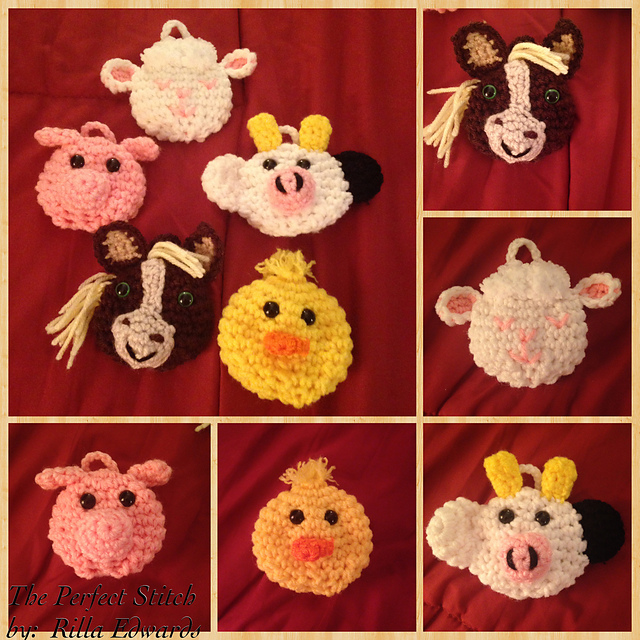 Farm Animals Ornaments