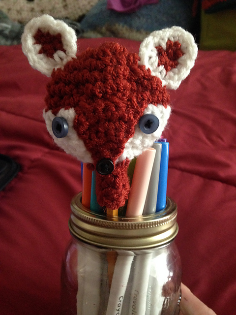 Fox Pencil Topper