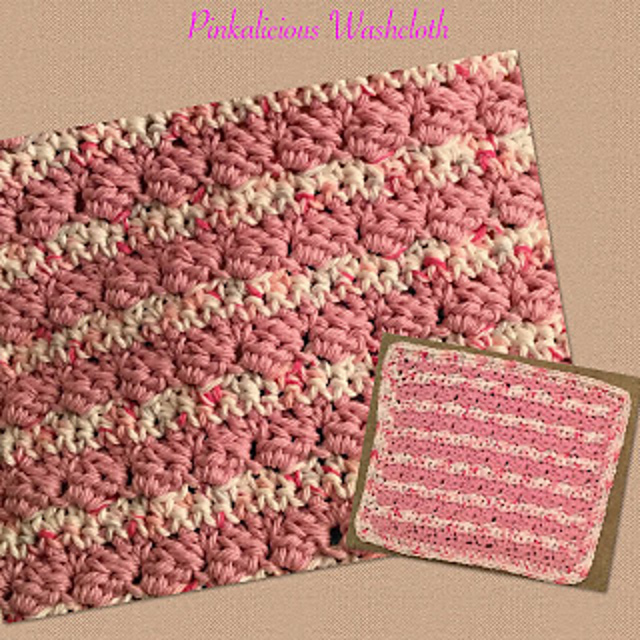Pinkalicious Washcloth/Dishcloth
