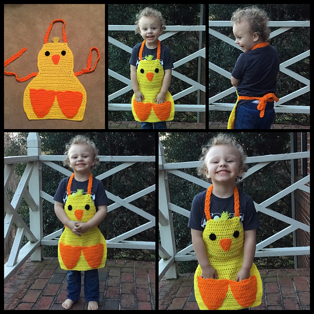 Baby Chick Toddler Apron