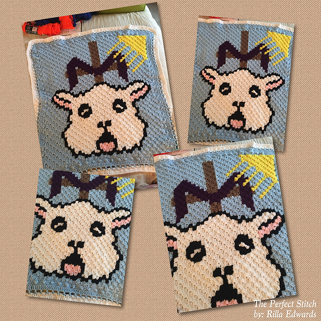 Easter Lamb Baby Blanket