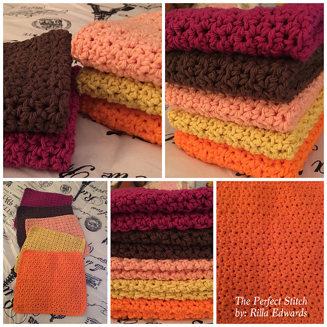 Colorful Fall Washcloths