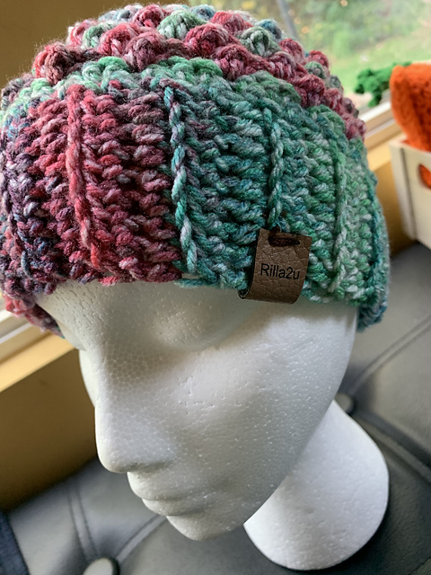 Raspberry Ponytail Headband