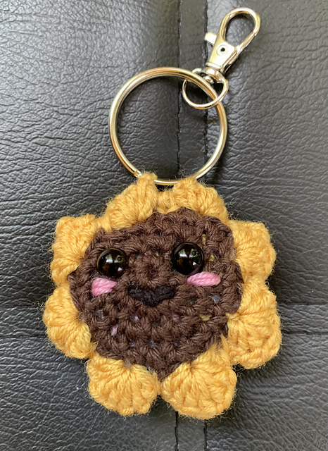 Sunflower Keychain