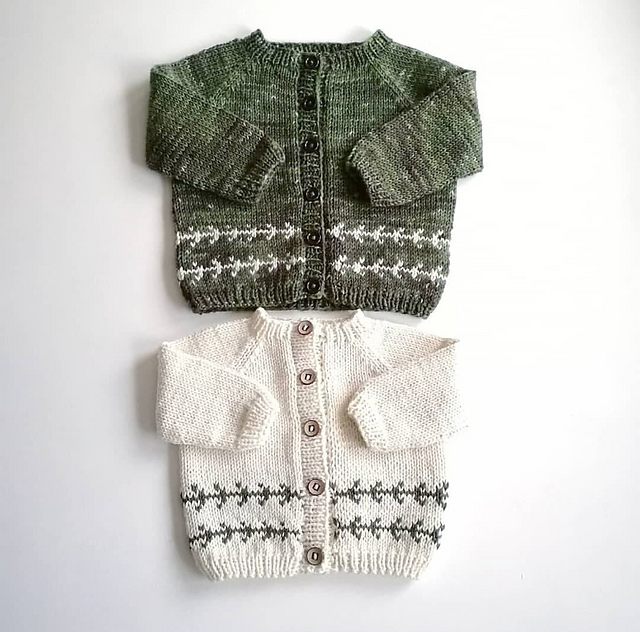 Pineneedlecardigan/Barnålcardigan