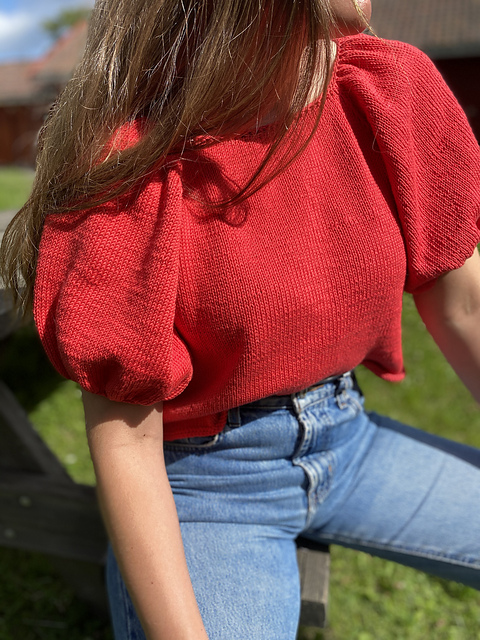 Bubble Sleeve Blouse