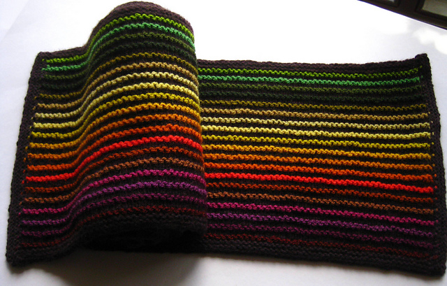 Ridge and Furrow Scarf