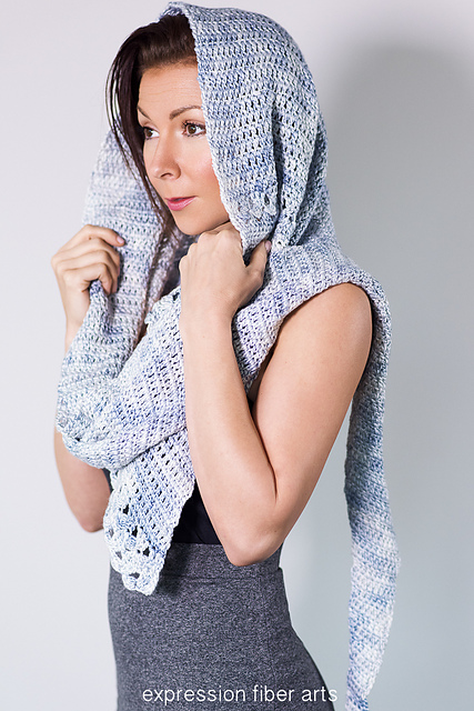 Snowflake Asymmetrical Shawl