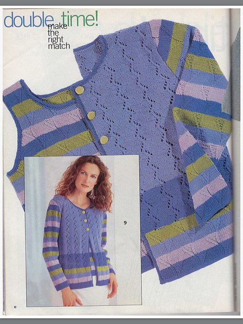 #09 Double Time Twin Set: Cardigan