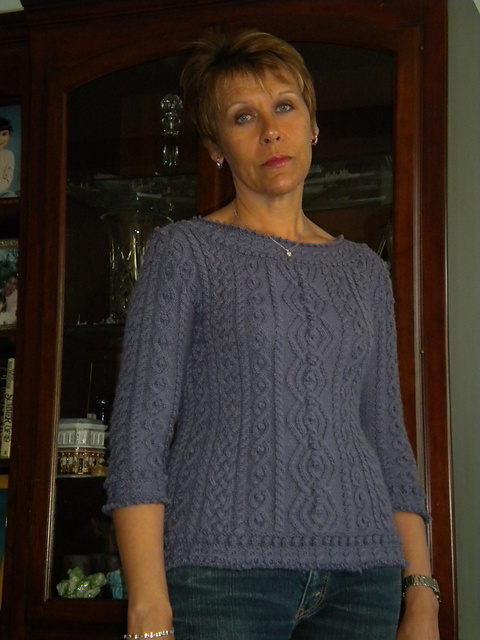 Bobble and Cable Sweater