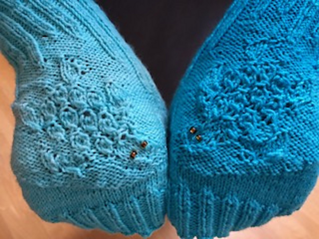 Sea Turtle Fingerless Mitts