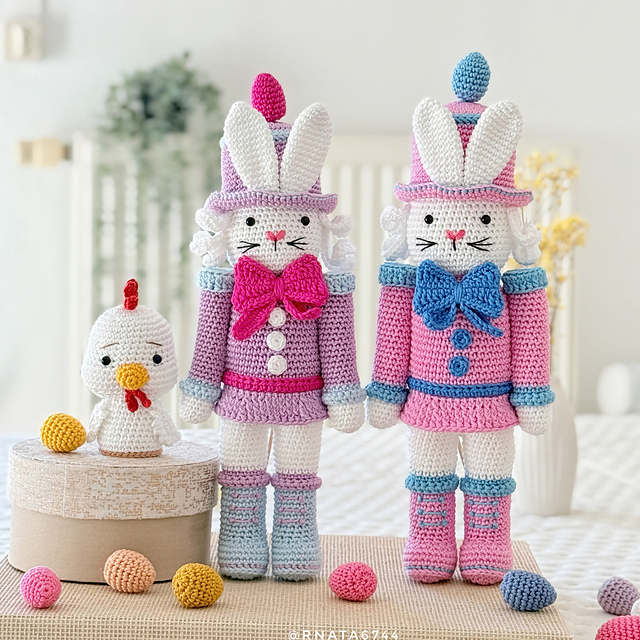 Crochet Easter Rabbit Nutcracker
