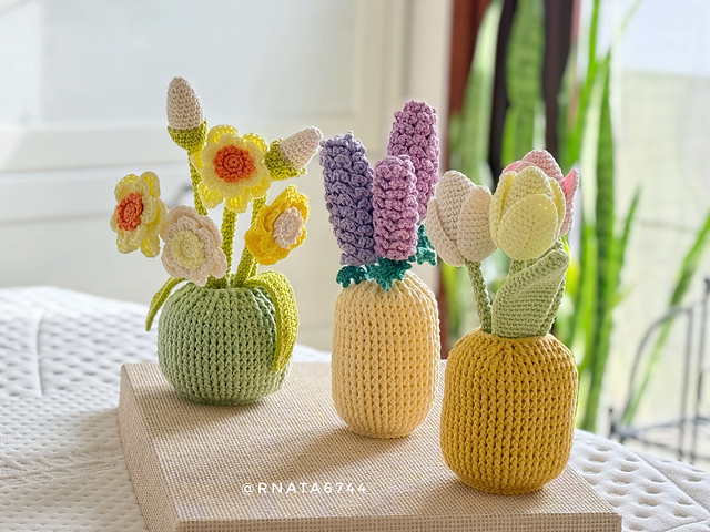 Spring Flowers in Vases