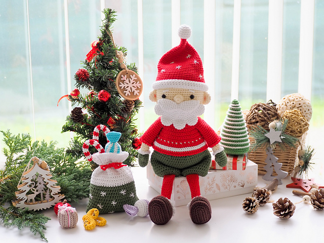 Santa Claus with bag