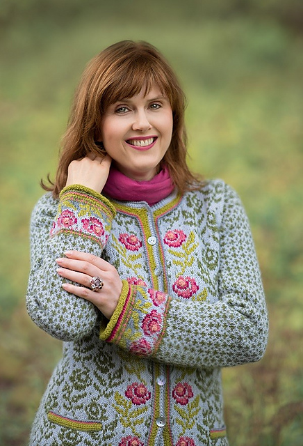 Ravelry: Rosekofte pattern by Sidsel J. Høivik