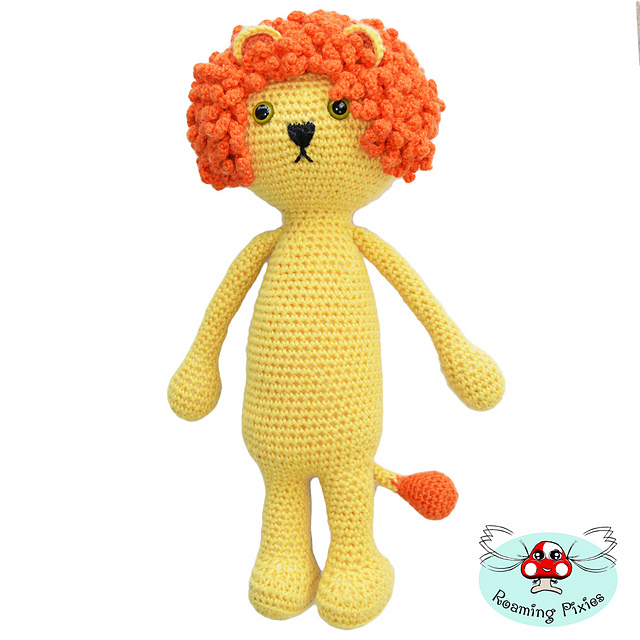 Goldy Locks  The Lion  Amigurumi