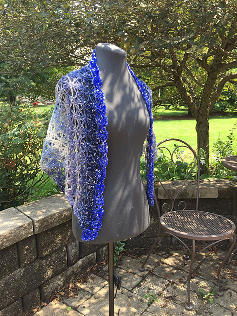 Starburst Stitch Shawl