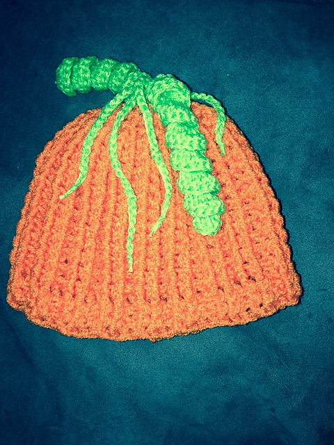 Double Rib Pumpkin Hat