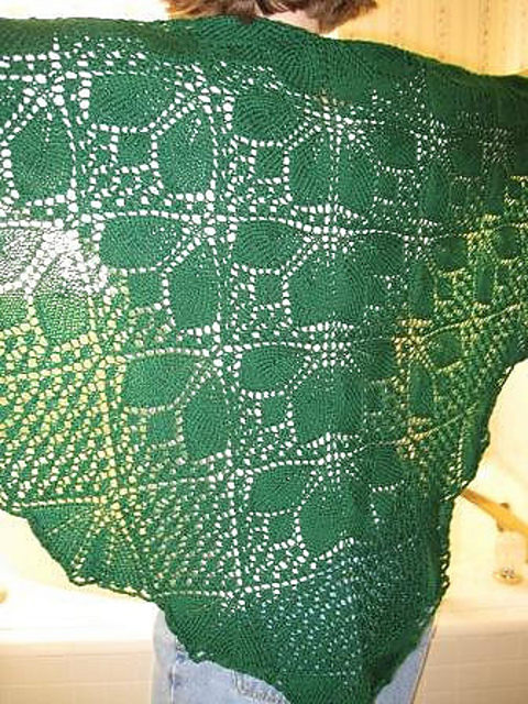#03 Flower Shawl