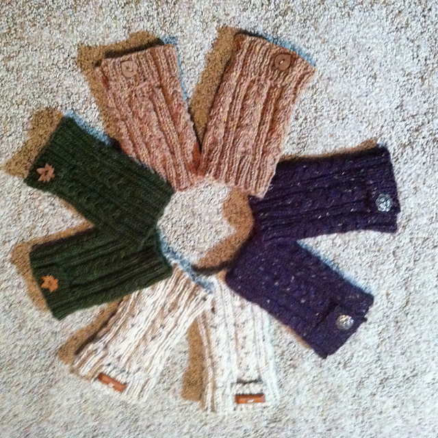 One skein boot toppers