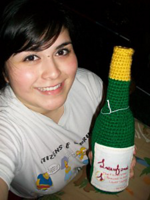 Amigurumi Wine Bottle