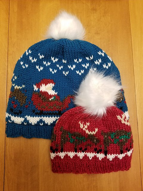 Santa and Reindeer Hat