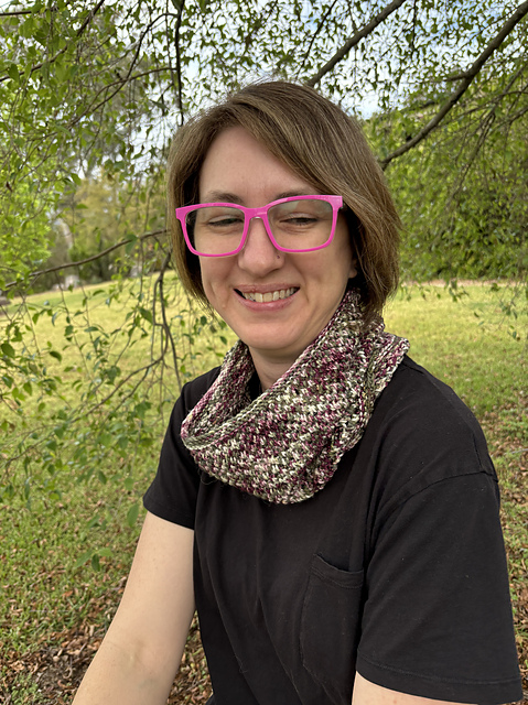 Burgundy Garden Cowl