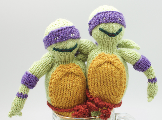 Ninja Turtle clutch doll