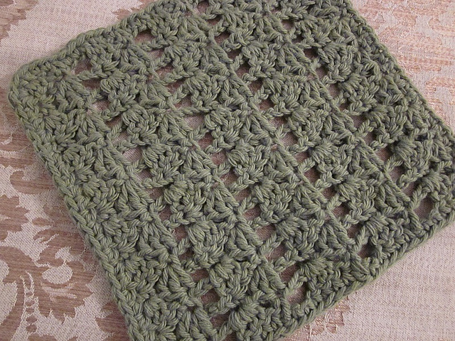 Ladder Stitch Dishcloth