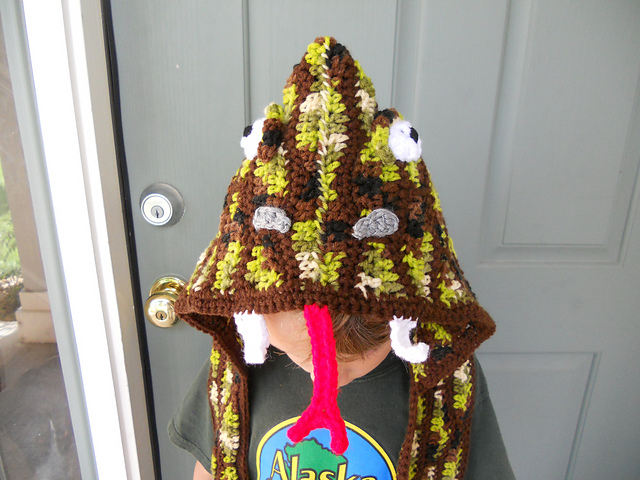 Slithering Hooded Scarf