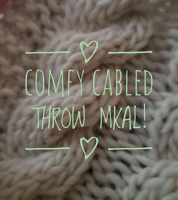 Comfy Cabled Throw MKAL