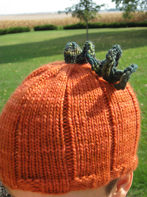 Reversible Knit Halloweenie Beanie