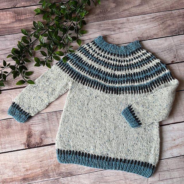 Terrazzo children’s sweater