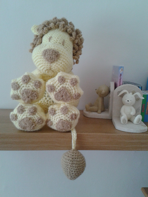 Amigurumi Lion Pillow / Cushion Toy