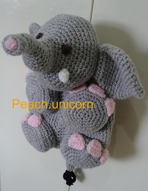 Elephant Kids Amigurumi Backpack / Bag
