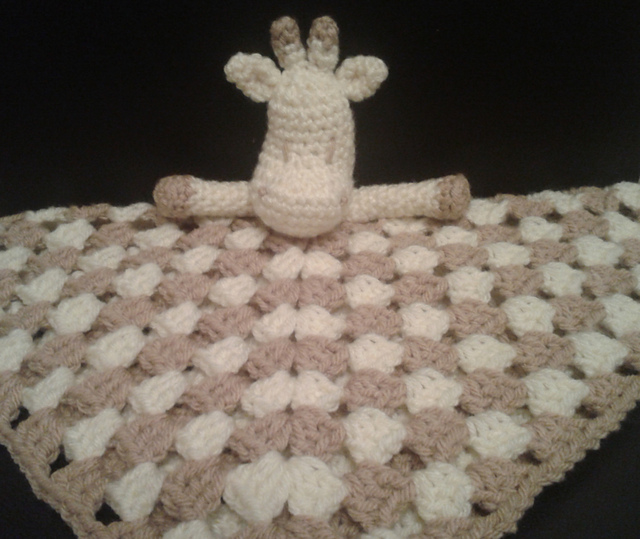 Giraffe Baby Lovey Blankie