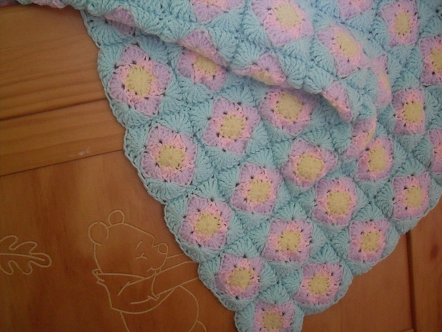Squares Motif Blanket